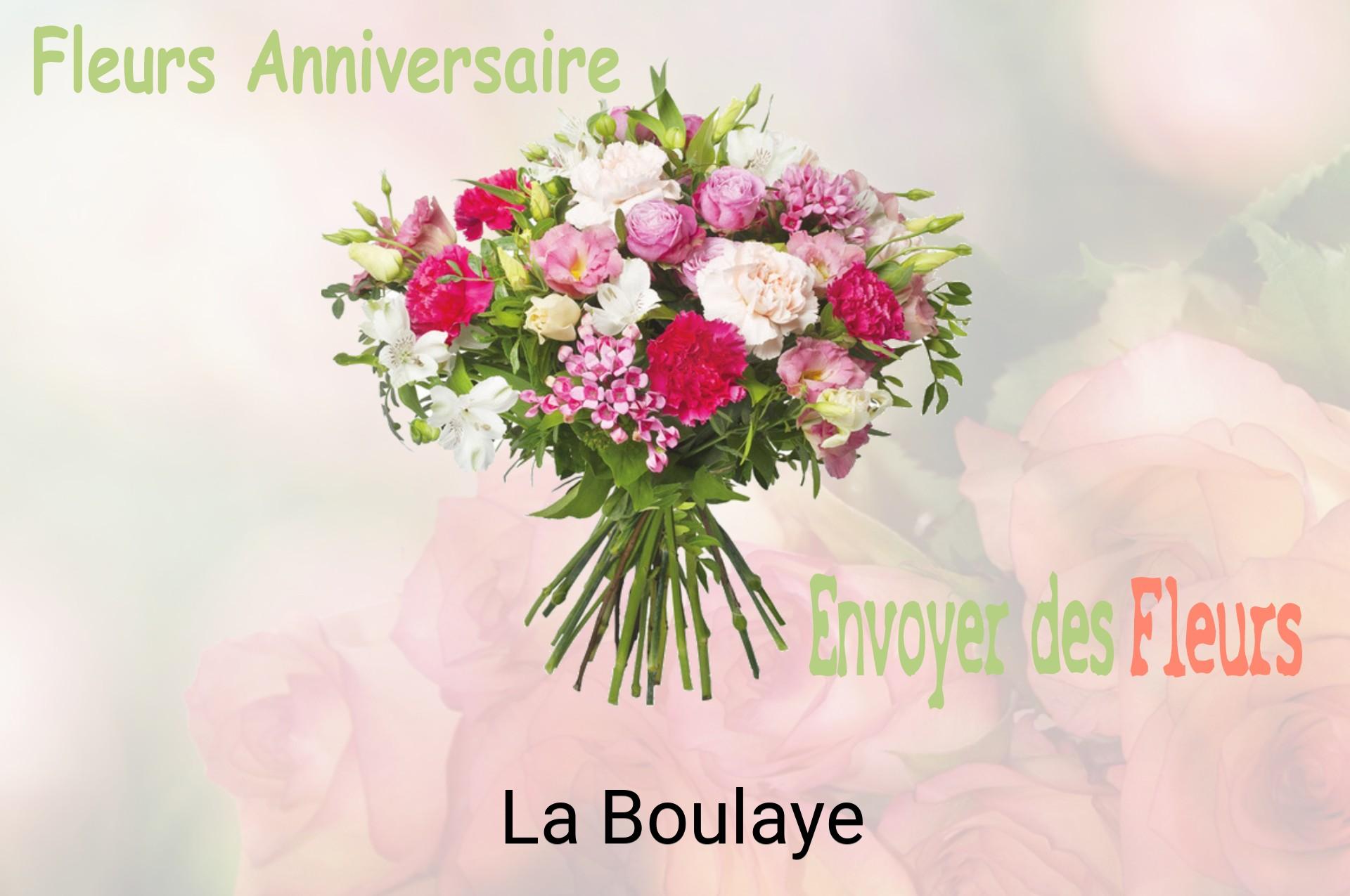 Bouquet de fleurs d’anniversaire livré à La Boulaye