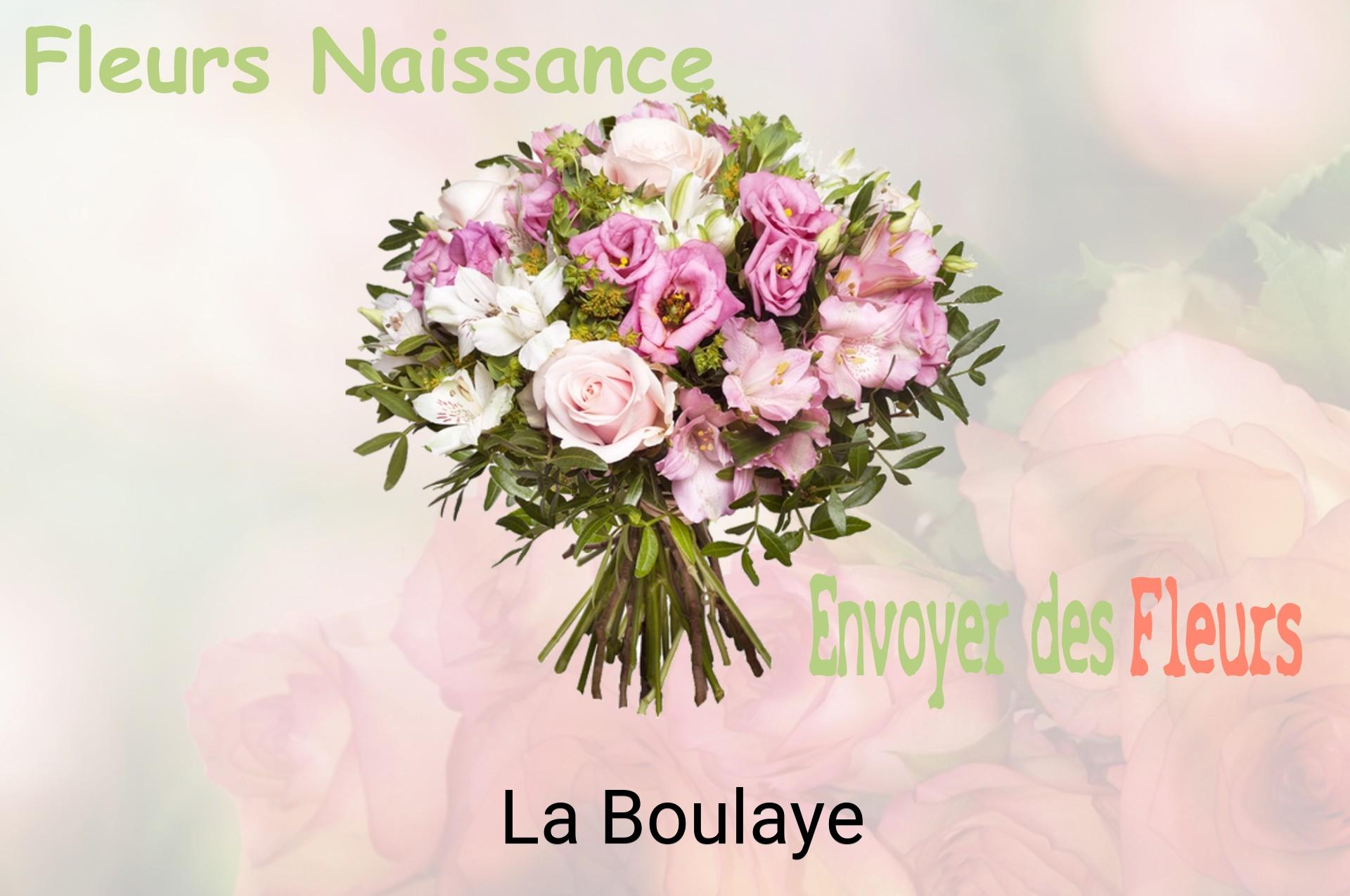 Bouquet de fleurs de naissance livré à La Boulaye